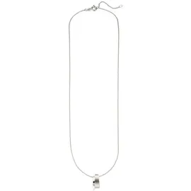 Bruno Banani Kette mit Anhänger BRUNO BANANI "Schmuck Geschenk Silber 925 Halsschmuck Halskette Ankerkette", silber (silberfarben, kristallweiß), Halsketten, Damen, Silber 925 (Sterlingsilber), L: 45, mit Zirkonia (synth.)