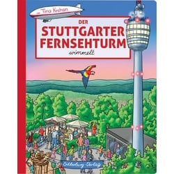 Der Stuttgarter Fernsehturm wimmelt