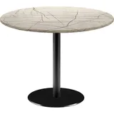 Runder Tisch Ø 120 cm – Modell Rom Maia-Marmor - Beige