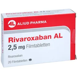 Rivaroxaban Al 2.5 Mg Filmtabletten 20 St