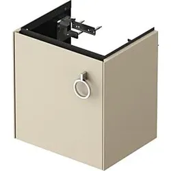 Duravit White Tulip Waschtisch-Unterschrank WT4250L6060 38,4 x 29,8 cm, Taupe Seidenmatt, wandhängend, 1 Türe mit Griff, links