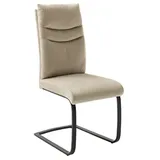 MCA Furniture Gibara Schwingstuhl Polyester schwarz 2er Set