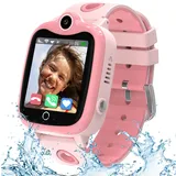 YEDASAH 4G Smartwatch Kinder, Kinder Smartwatch mit GPS und Telefon, SOS, Schulmodus, Videoanrufe, Schrittzähler, Puzzlespiele, Wählen,Uhr Kinder mit Anruffunktion, Smartwatch für 4-14 Jungen Mädchen