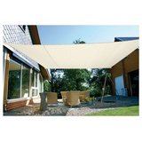 Grolls EDUPLAY 160130 Sonnenschutz Sonnensegel, 6x4m, Rechteck, wasserabweisend, cremeweiß
