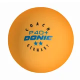 Donic Schildkröt Donic Tischtennisbälle Coach P40+ **" - 120 Stück,orange,
