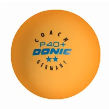 Donic Schildkröt Donic Tischtennisbälle Coach P40+ **" - 120 Stück,orange,