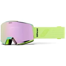 100% 100percent Skibrille Snow / Mirror Lavender Lens/CAT3