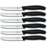 Victorinox | Swiss Classic Tafelmesser Set | 6-teilig | perfektionierte Schneidleistung | zeitloses Design | für Brotzeit und Küche | ergonomische