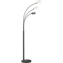 Fischer Leuchten Stehleuchte 185 cm 45,0 cm Schwarz