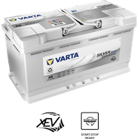 Varta A5 Silver Dynamic AGM XEV 95Ah 850A Autobatterie Start-Stop 595 901 085