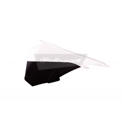 POLISPORT KTM SX85 weiß/schwarz Airbox-Abdeckungen, weiss