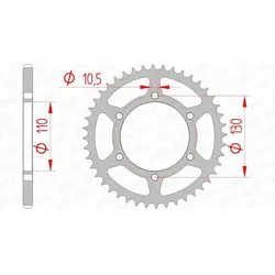 AFAM Standard-Stahlkrone 16500 - 520