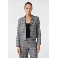 Comma, comma Kurze Blazerjacke mit aufgesetzten Taschen - 40