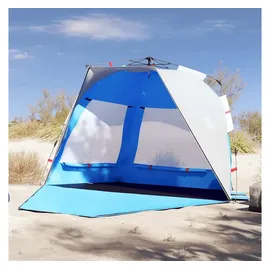 vidaXL Strandzelt 3 Personen Azurblau Quick Release Wasserdicht