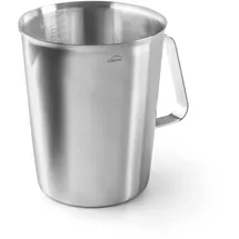 Lacor - 62742 - Messbecher, Flüssigkeitsmessgerät, Edelstahl, BPA-frei, 15 cm, 2 l