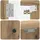 vidaXL Dartboard Schrank BREDA Artisan-Eiche 52,5 x 10,5 x 53,5 cm