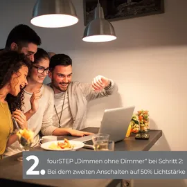 SSC-LUXon Einbaustrahler 2er Pack rund weiß Aluminium