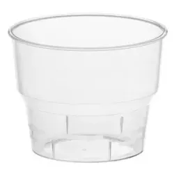 Papstar Trinkbecher, glasklar 12144 , 1 Packung = 15 Trinkbecher