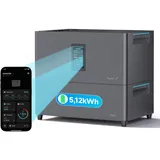 Marstek Jupiter C Plus 5,12kWh Speicher für Balkonkraftwerk (0% VAT), 4 MPPT 2400W Solareingang, All-in-One Stromspeicher mit Mikroinverter, bis zu 10,24kWh Kapazität, IP65, 6000 Zyklen
