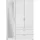Harper Drehtürenschrank VESALA 135 x 195 x 56 cm Weiß