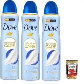 Dove Talco Spray 3 x 150 ml