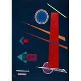 Blue Bird Bluebird Puzzle - Kandinsky, Kraftvolles Rot, 1928, 1000 Teile Puzzle - Reproduktion des Berühmten Gemäldes - Puzzle für Erwachsene