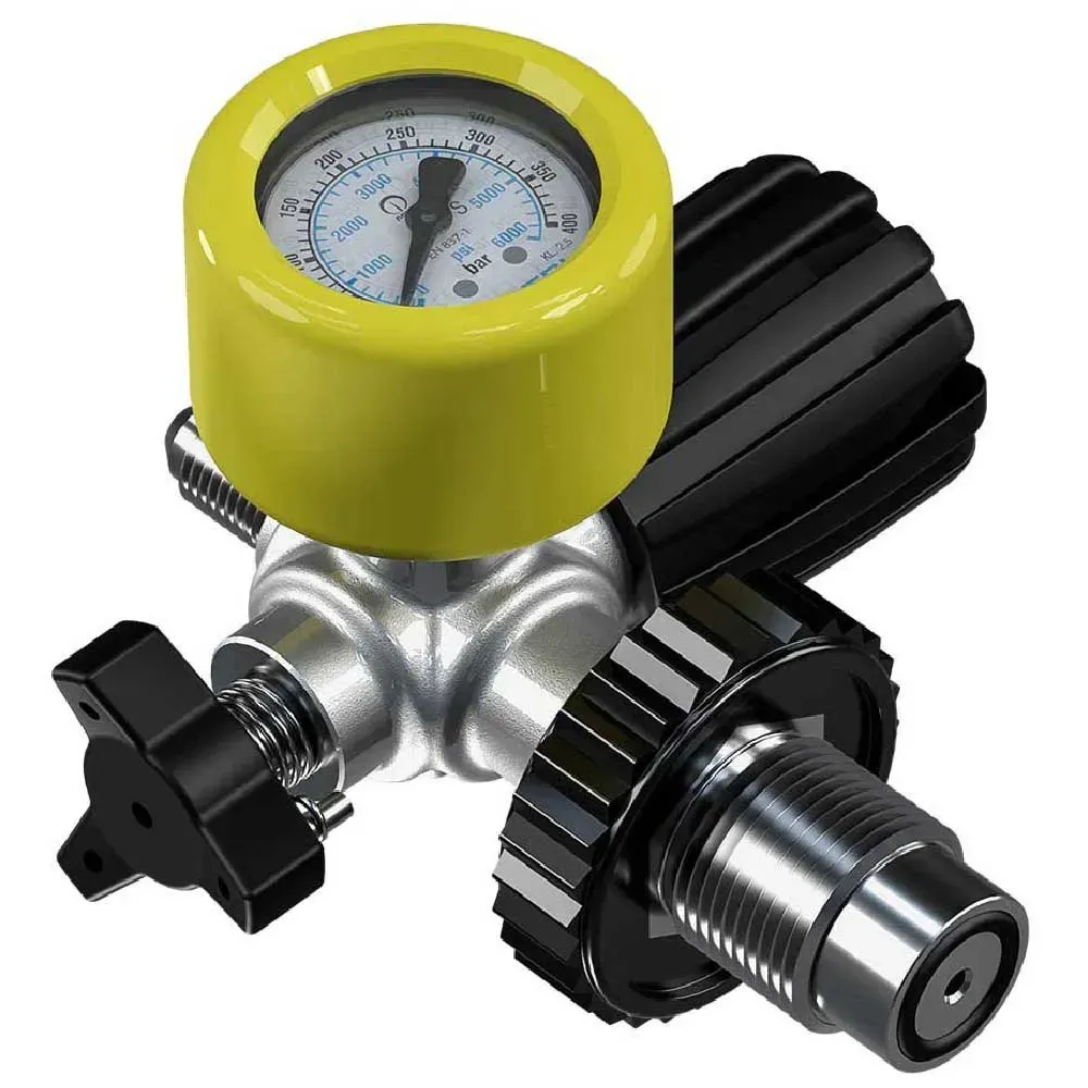 Coltri Pressure Gauge Drv Bottle Connection 232 Bar Ventil - Black - One Size