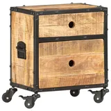 vidaXL Nachtschrank Ulfried 30 x 40 x 50 cm Braun