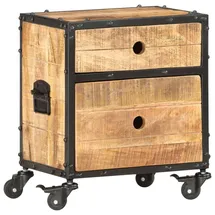 vidaXL Nachtschrank Ulfried 30 x 40 x 50 cm Braun