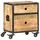 vidaXL Nachtschrank Ulfried 30 x 40 x 50 cm Braun