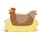 Tender Leaf Toys Holztier Huhn (7504828)