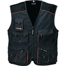 Terratrend Weste Gr.50 dunkelgrau/schwarz/orange