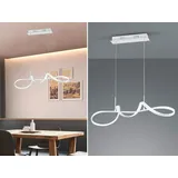 Trio Perugia 1-flg. 81 cm rund weiß matt