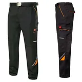 Arbeitshose Hose Bundhose Herren Arbeitskleidung schwarz Profi Qualität PROFESSIONAL schwarz 52 - Schwarz - 52