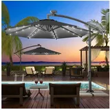 GGM Möbel Sonnenschirm SUNSET schwarz|weiß