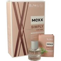 Mexx Simply Für Ihr Geschenk-Set: Eau de Toilette und Seifenbar, 20ml und 75g