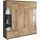 OTTO home Highboard 135 x 134 x 39,5 cm matera anthrazit / Kastanie breslau / Braun