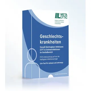 metalytic STI-Test "4-in-1" auf Geschlechtskrankheiten deutsches Qualitätslabor, Urintest
