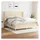 vidaXL Boxspringbett mit Matratze Creme 180x200 cm Stoff