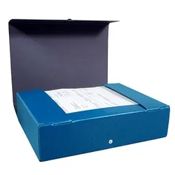 ELBA Heftbox 8,5 cm blau