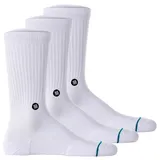 Stance Socken Icon Sneakersocken 3er Pack Weiß 38-42