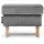 Konsimo Sitzhocker 41 x 43 x 56 cm Grau