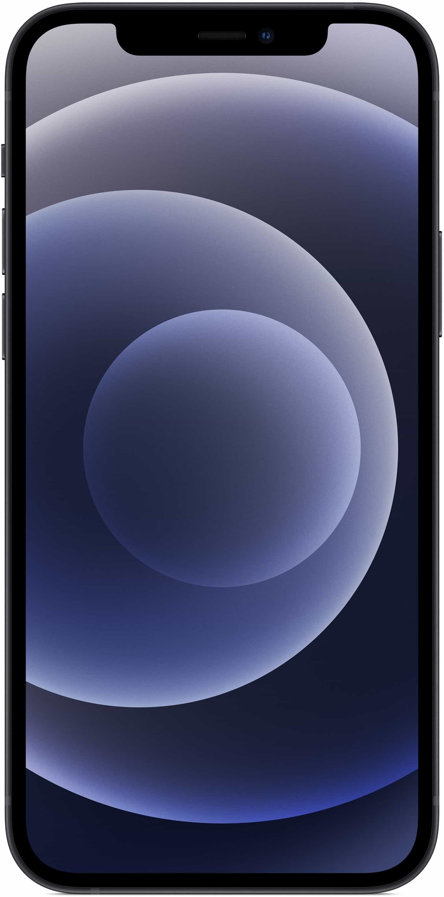 iPhone 12 64 GB 5G Smartphone 15,5 cm (6.1 Zoll) IOS 12 MP Dual Kamera Dual Sim (Schwarz)