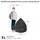 Sitting Point BeanBag Easy 70 x 110 cm schwarz