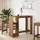 vidaXL Bartisch mit Regal 124 x 46 x 103,5 cm Braun