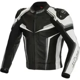 BÜSE Lederjacke Schwarz/Weiß M