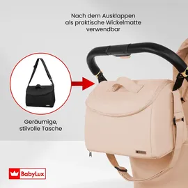 Babylux Kinderwagen 2in1 Schwarz