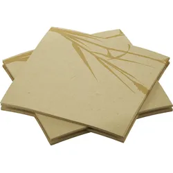 Duni Bio Dunisoft® Serviette 20 x 20 cm Meadow Natural, 2880 Stk/Krt (16 x 180 Stk)