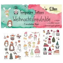 Mal mich bunt Temporäre Tattos Weihnachtsfreu(n)de