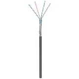 goobay 57296 CAT 5e Outdoor Netzwerkkabel, SF/UTP, Schwarz